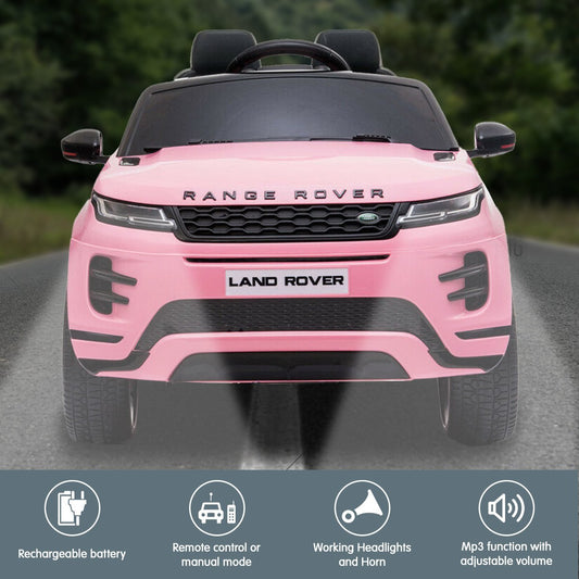 Range Rover Evoque Kids Electric Ride-on Car – Pink
