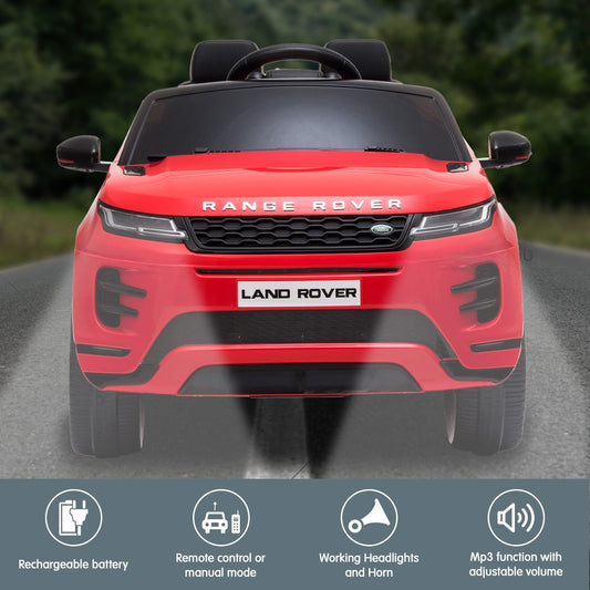 Range Rover Evoque Kids Electric Ride-on Car – Red
