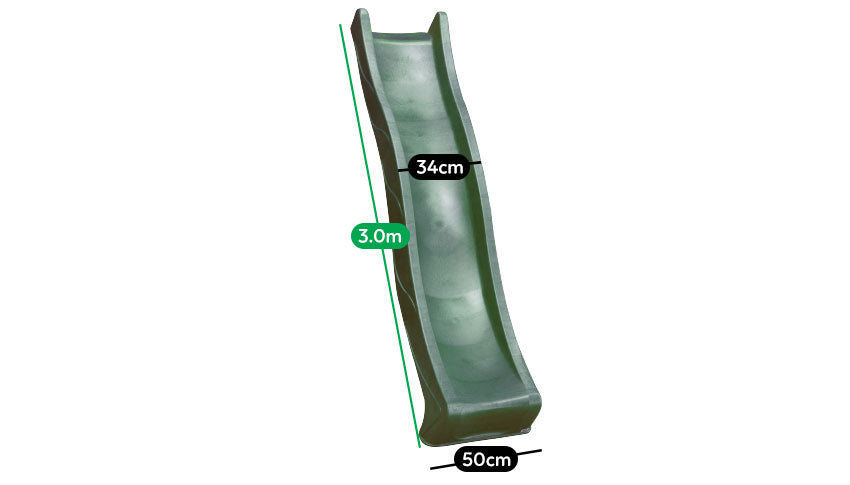 Lifespan Kids 3.0m Slide - Green - OutdoorKids.au