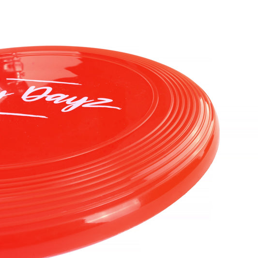 28cm Lazy Dayz Jumbo Neon Beach Frisbee - Red - OutdoorKids.au