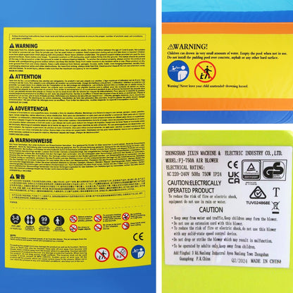 AirMyFun Kids Inflatable Pool Water Double Slide Park Jumping Castle 465X390CM - OutdoorKids.au