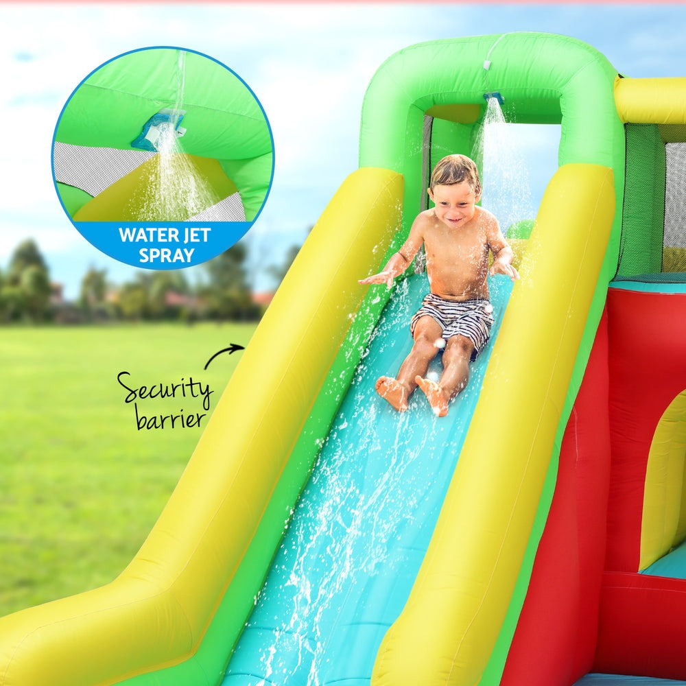 Doctor Dolphin Kids Inflatable Pool Water Slide Park Jumping Castle 575X445CM - OutdoorKids.au