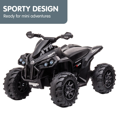 Kahuna GTS99 Kids Electric Ride-On Quad Bike ATV – Black