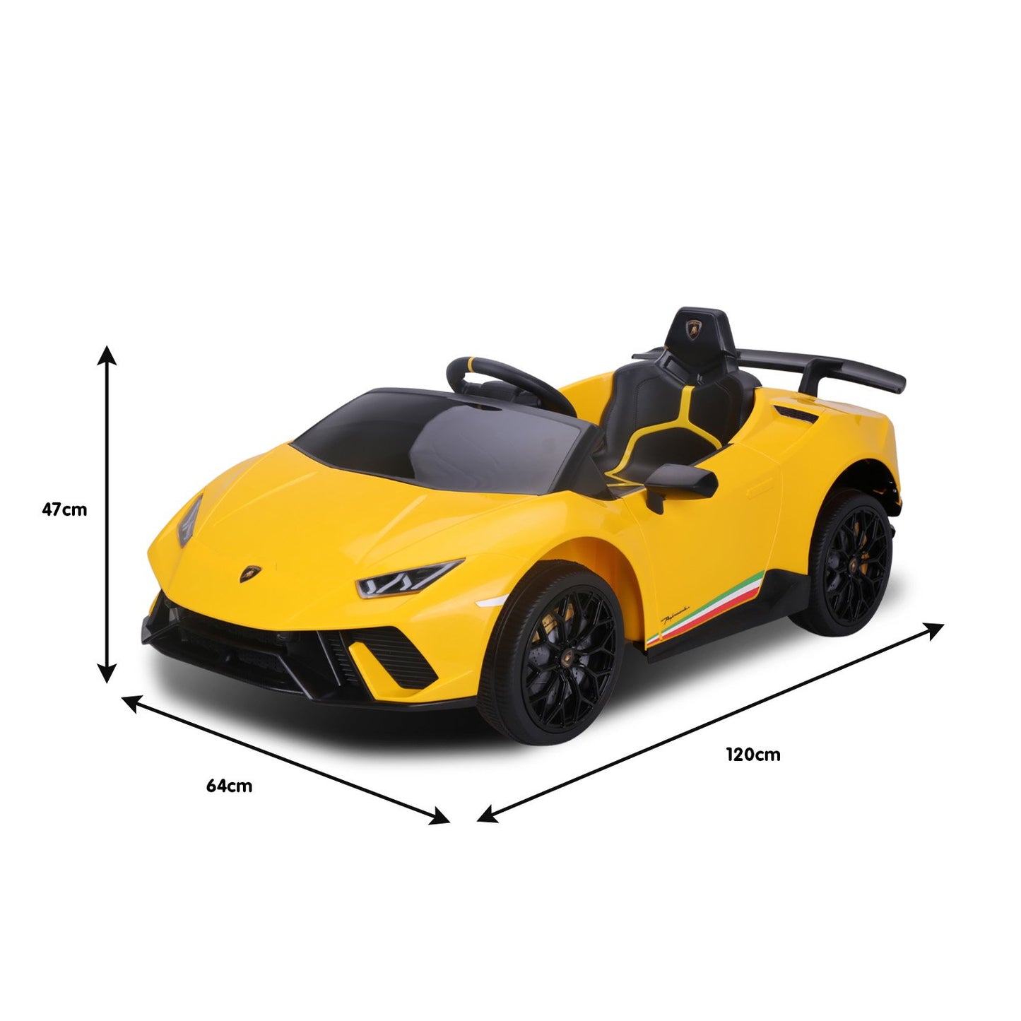 Lamborghini Performante Kids Electric Ride-on Car – Yellow