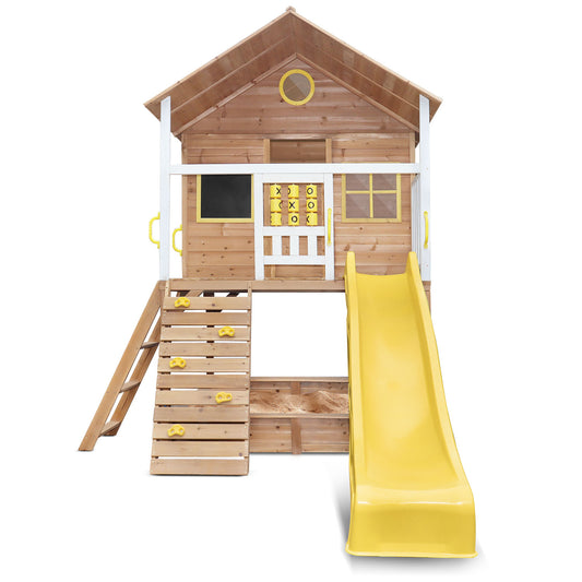 Lifespan Kids Warrigal Cubby House - Yellow Slide - OutdoorKids.au