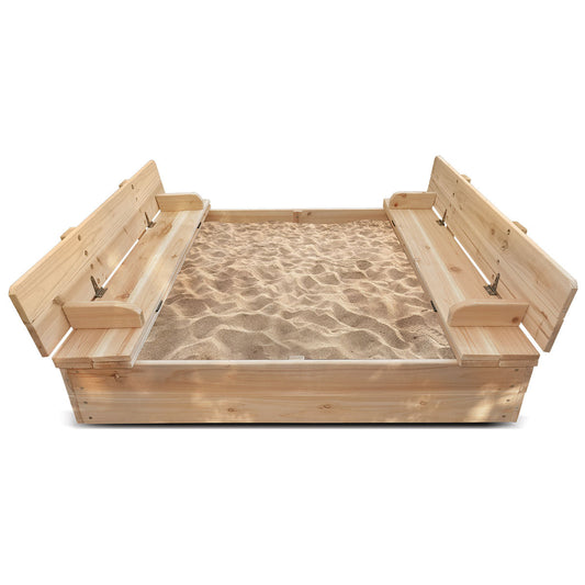 Lifespan Kids Strongbox 2 Square Sandpit - OutdoorKids.au