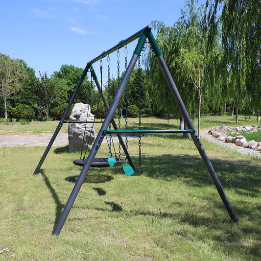 Lifespan Kids Titan Commercial Steel Swing Set - OutdoorKids.au