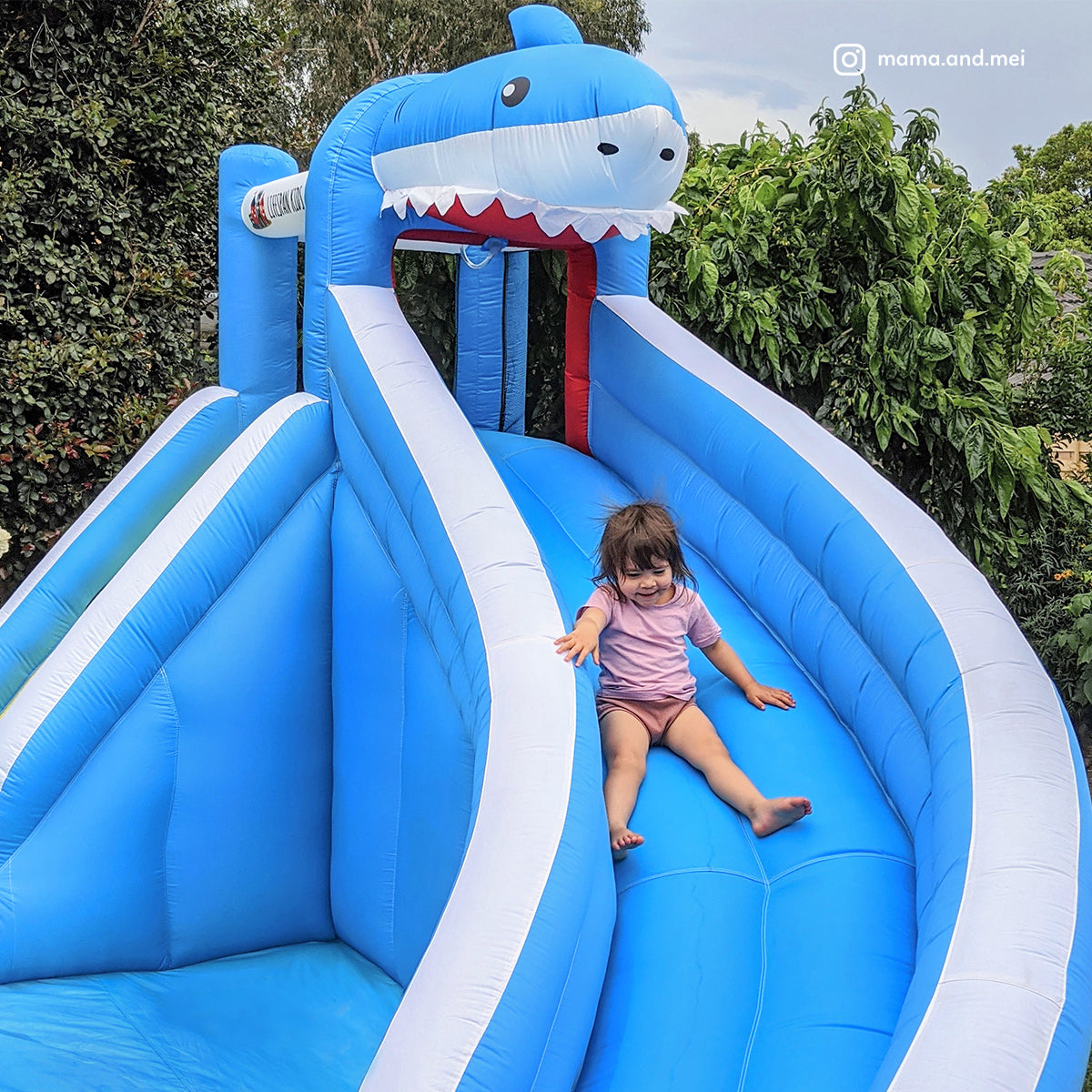 Lifespan Kids Sharky Slide & Splash Inflatable - OutdoorKids.au