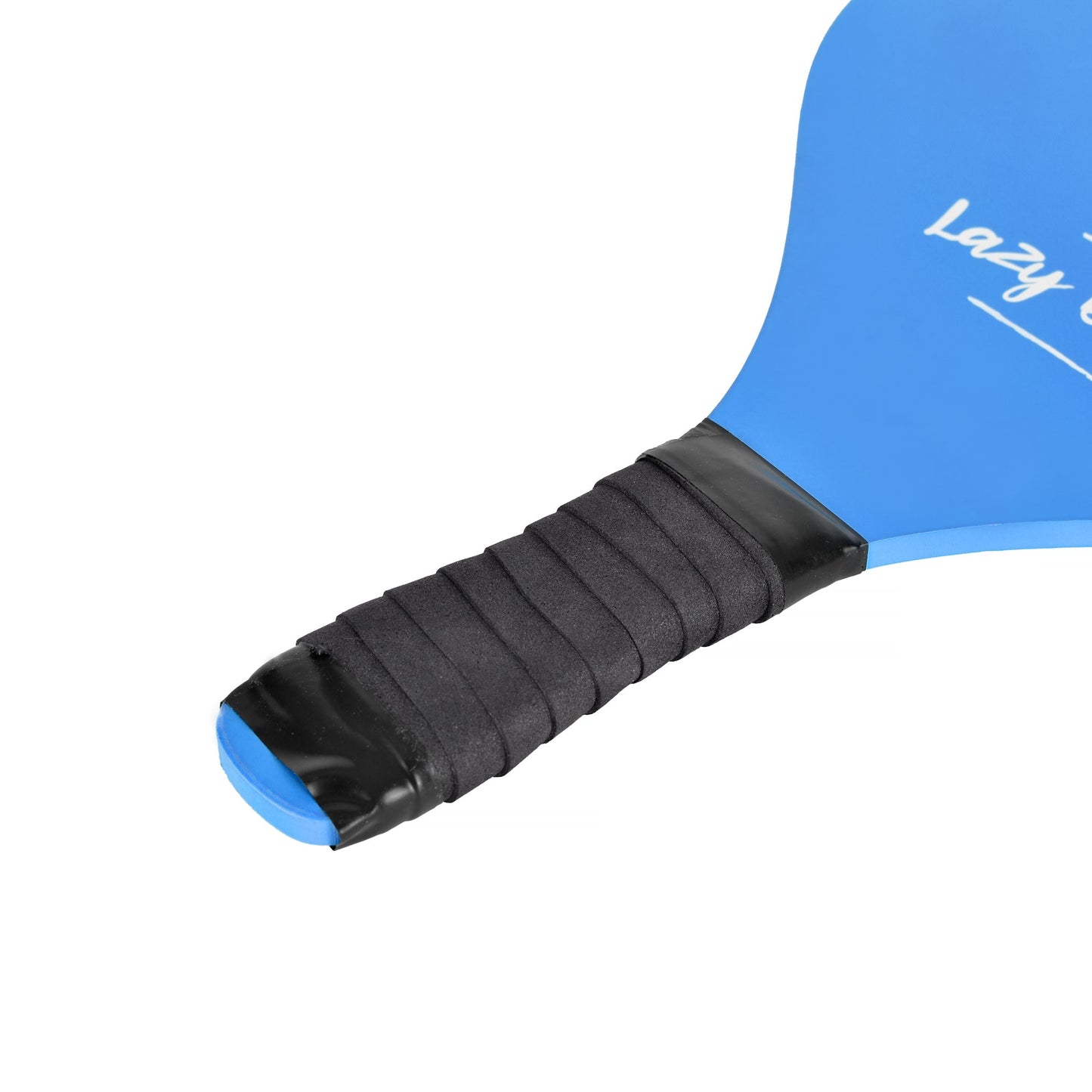 Lazy Dayz Summer Wooden Beach Bats and 2 Balls Blue - OutdoorKids.au