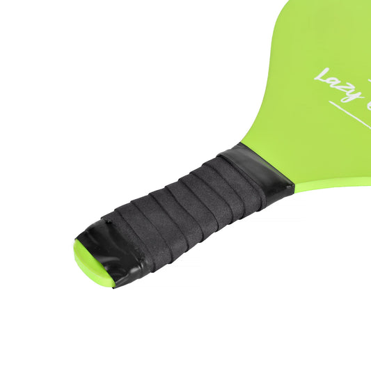 Lazy Dayz Summer Wooden Beach Bats and 2 Balls Green - OutdoorKids.au