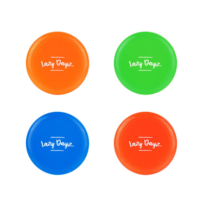 28cm Lazy Dayz Jumbo Neon Beach Frisbee - Blue - OutdoorKids.au