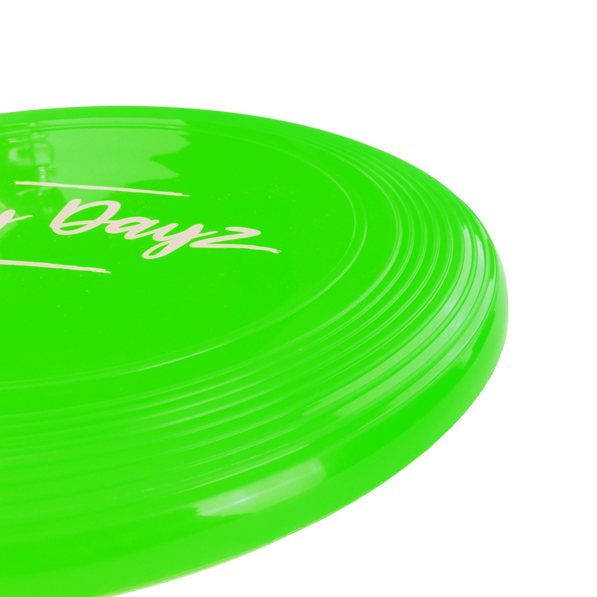 28cm Lazy Dayz Jumbo Neon Beach Frisbee - Green - OutdoorKids.au